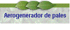 Aerogenerador de pales