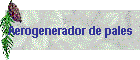 Aerogenerador de pales